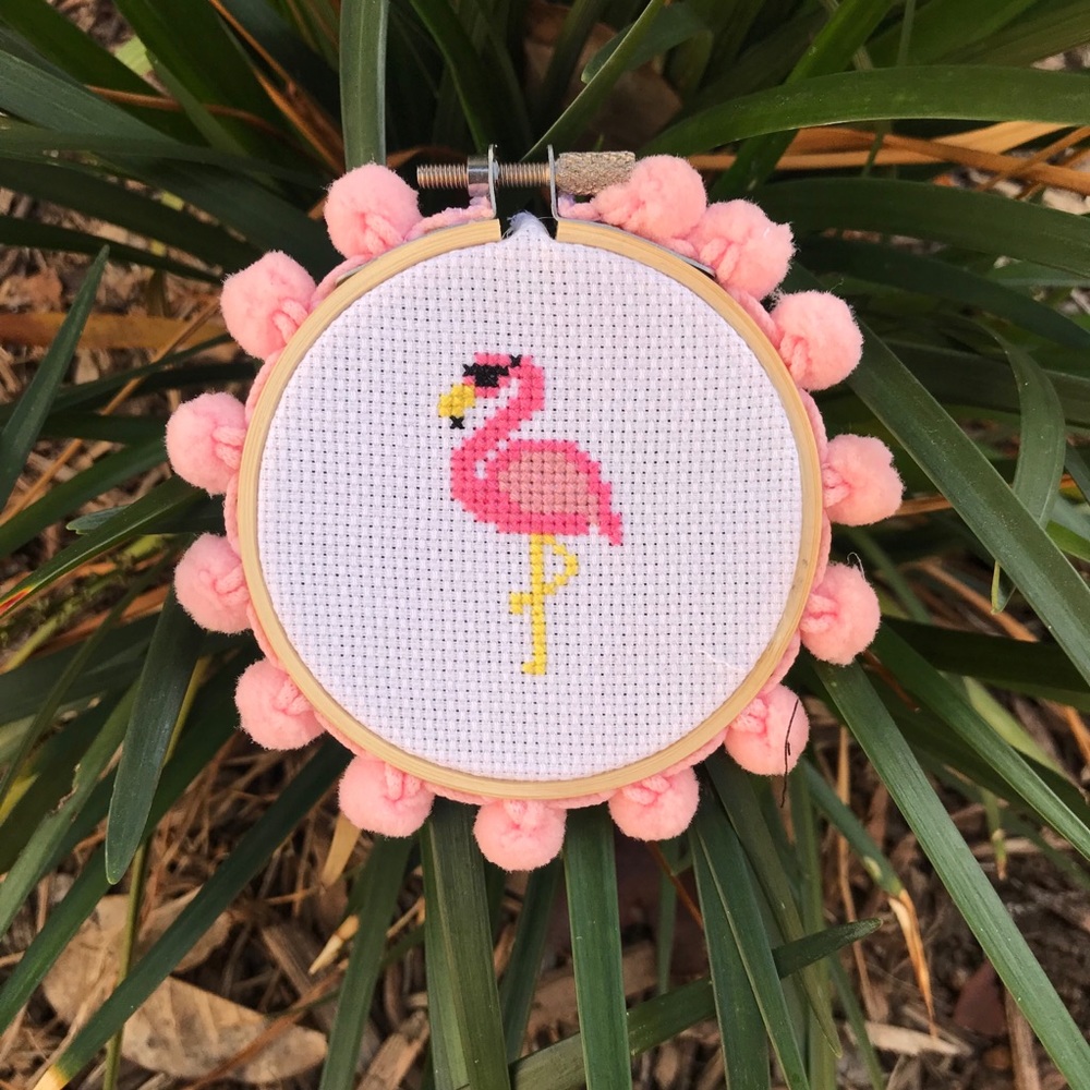 Flamingo Cross Stitch